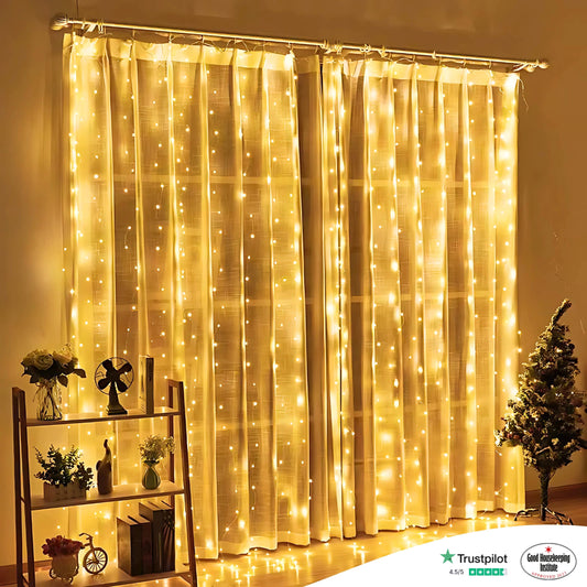 The GlowCurtain™ - Eco-Friendly LED Fairy Lights