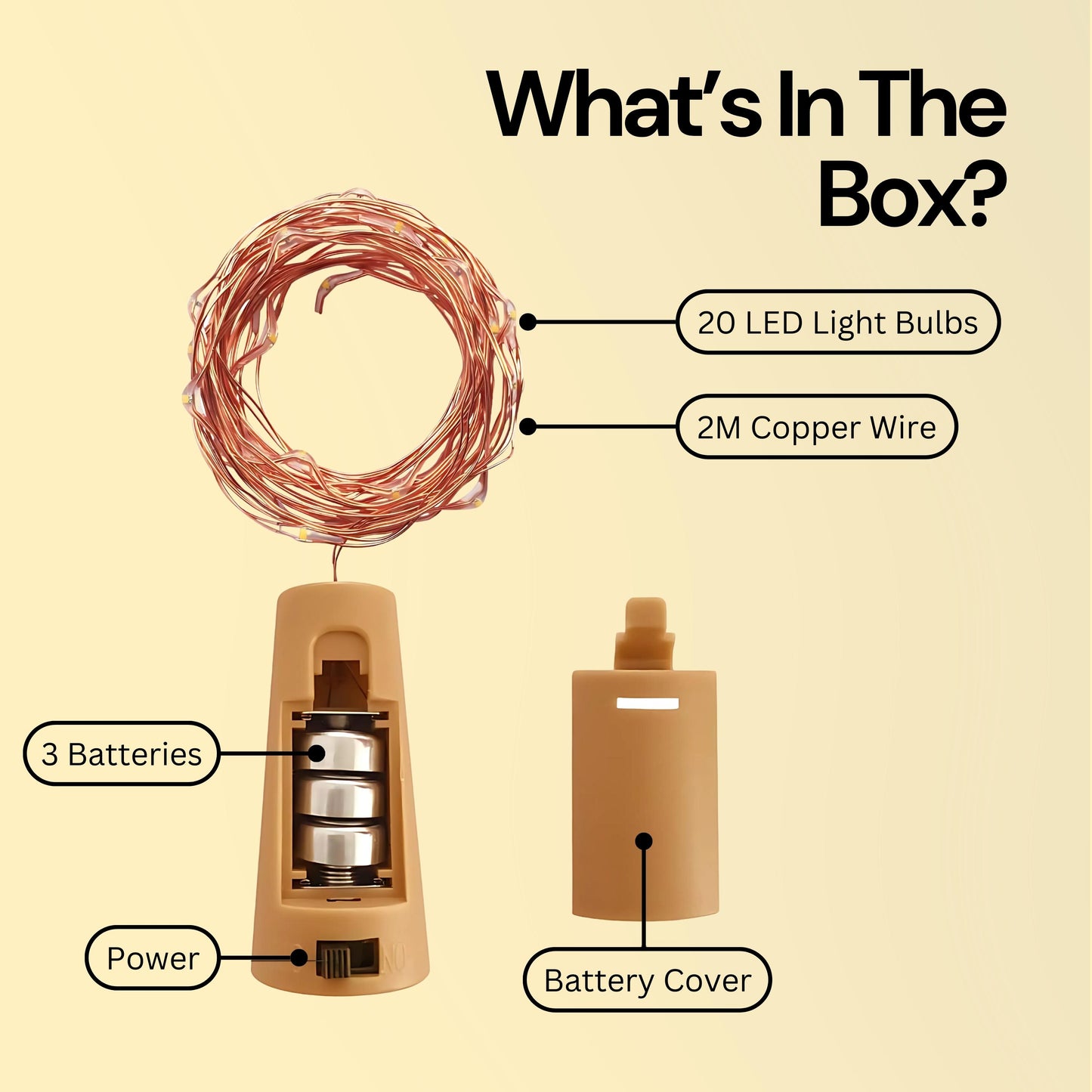 The GlowCork™ - LED Bottle Cork